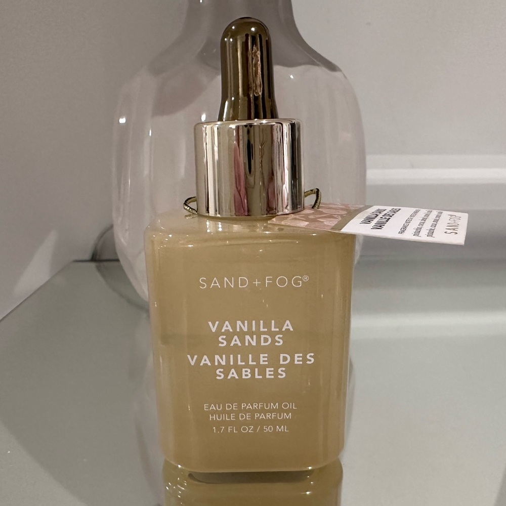 NWT Sand + Fog Vanilla Sands 50ml Perfume Oil Rollerball Authentic NWT